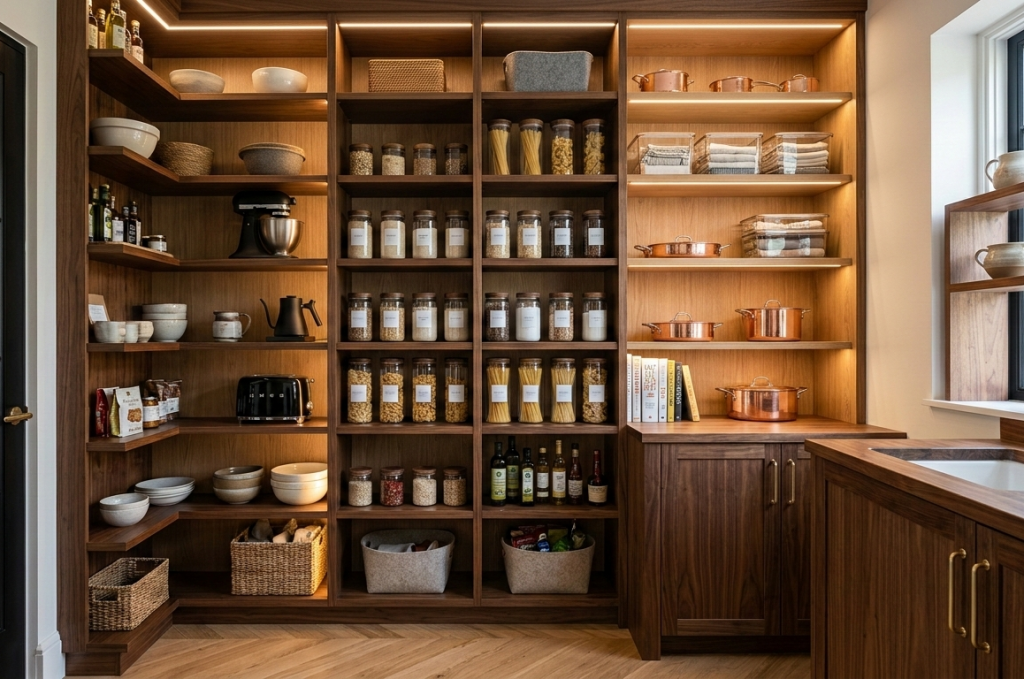 Custom Pantry Shelving