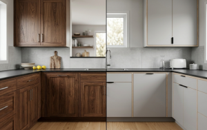 Solid wood vs plywood cabinets