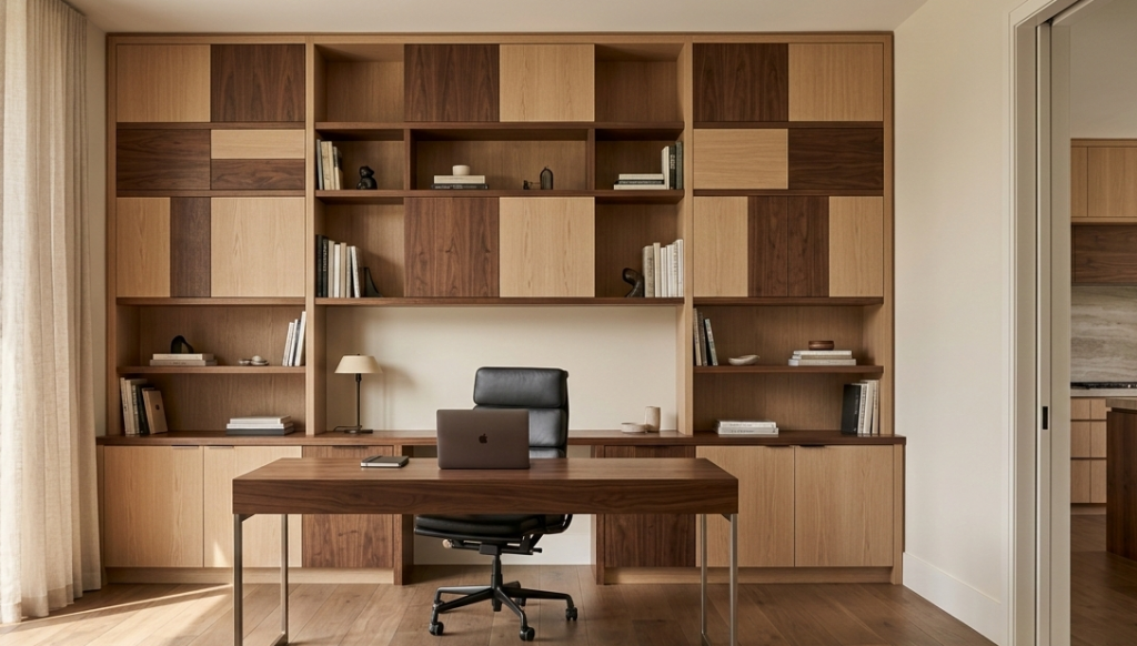 custom home office cabinets