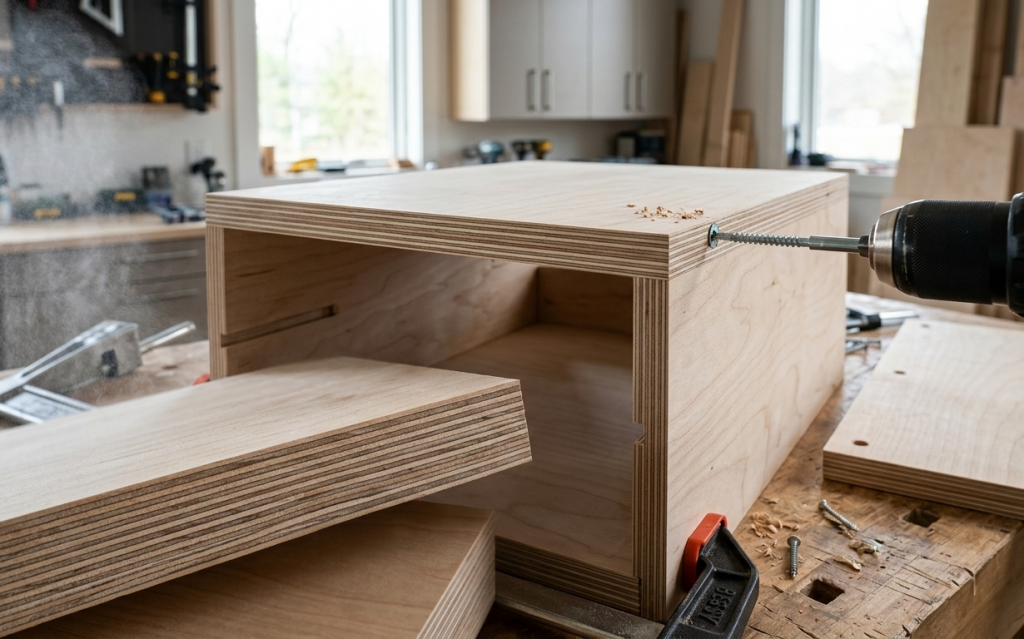 Solid wood vs plywood cabinets