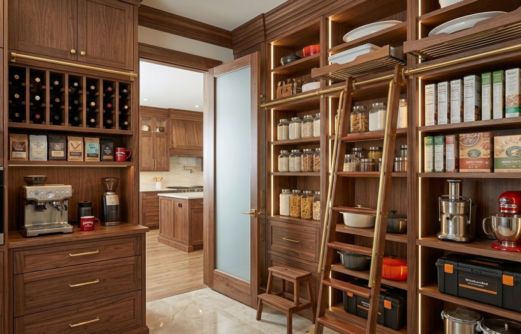 Custom Pantry Shelving