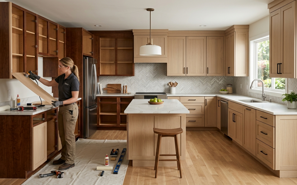 Kitchen Cabinet Refacing vs Replacing