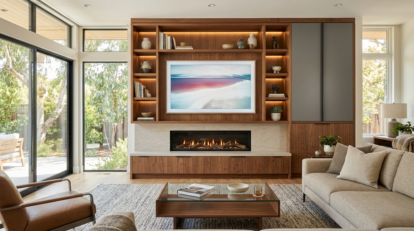 Custom Entertainment Center San Jose